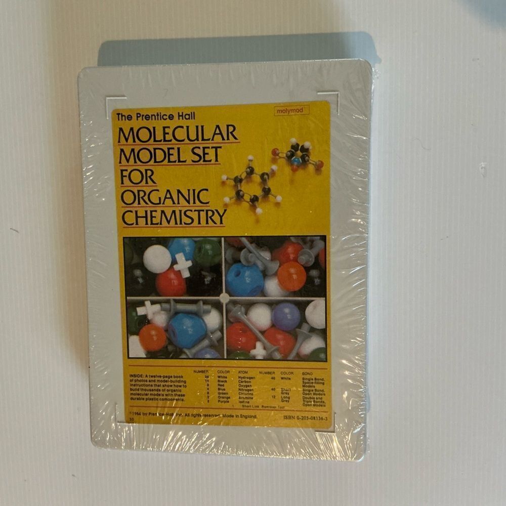 Prentice Hall Molecular Model Set For Organic Chemistry - Complete - New